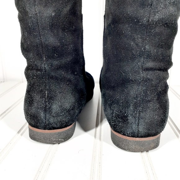 Sam Edelman Orlando Suede Knee High Faux Fur Boots H771 - Picture 7 of 13